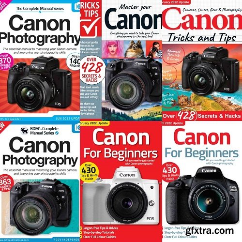 Canon The Complete Manual, Tricks And Tips, For Beginners - 2022 Full Year Issues Collection