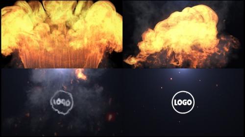 MotionArray - Fire Logo Reveal - 1212557