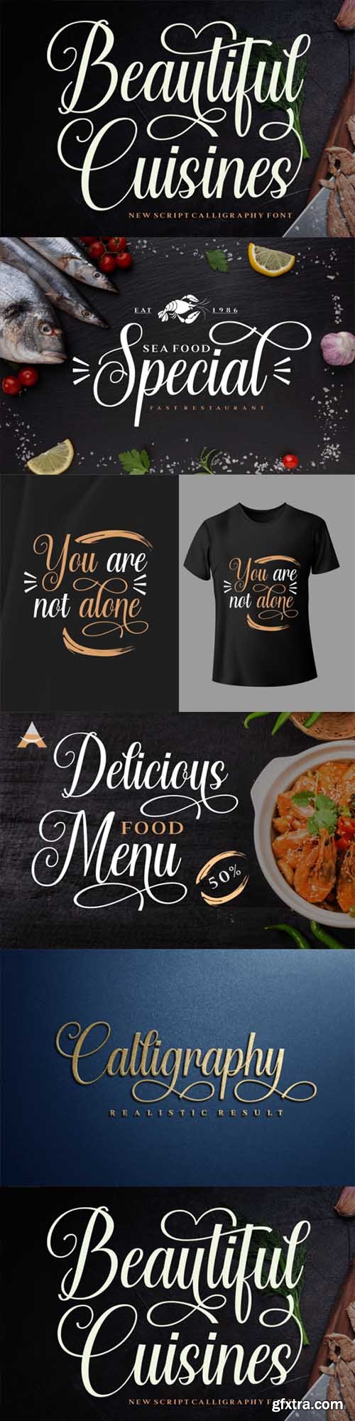 Beautiful Cuisines Font