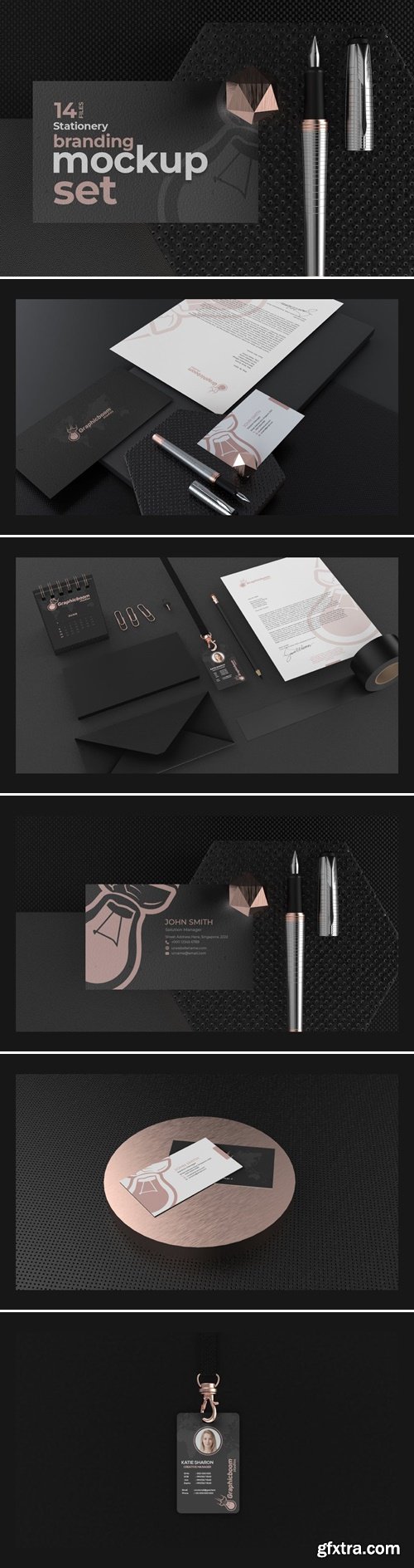 Branding Stationery Set Mockup PGYVWP3