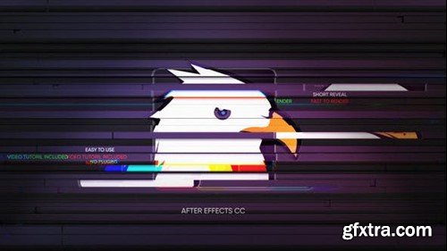 Videohive Glitch Slice Logo Reveal 40659549