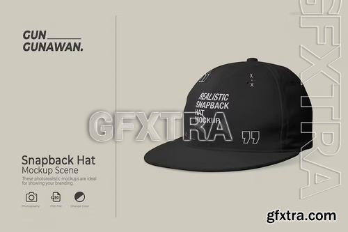 Snapback Hat Mockup R9HFD58