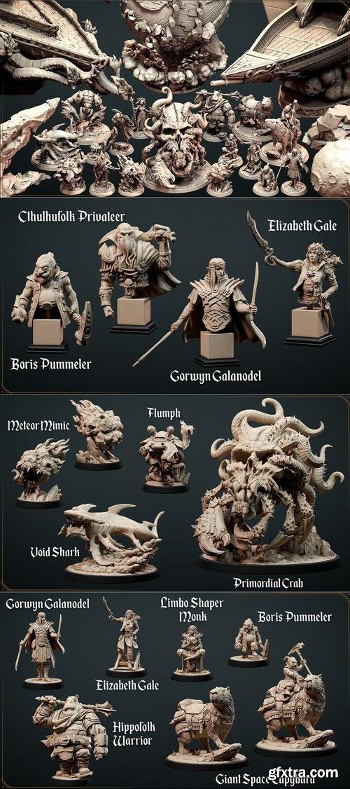 Loot Studios Miniatures - Astral Looters September 2022 – 3D Print