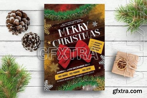 Merry Christmas Celebration Flyer SRXAF8Y