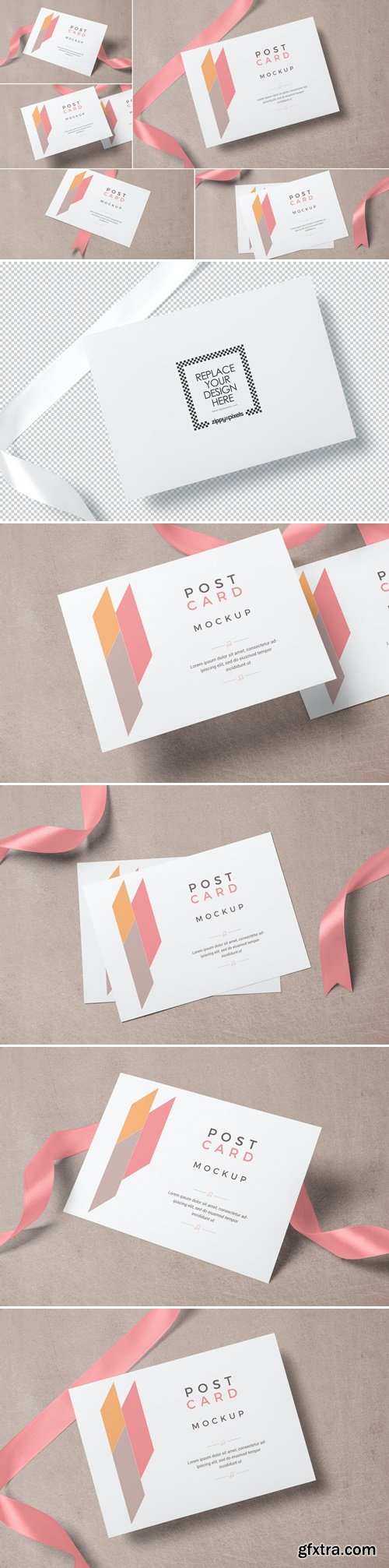 Landscape Postcard Mockups DNUGEFF