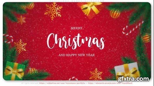 Videohive Christmas Cards Slideshow 40866868