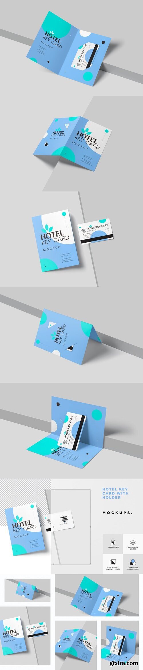 Creativemarket - Key Card Holder Mockups 7540213