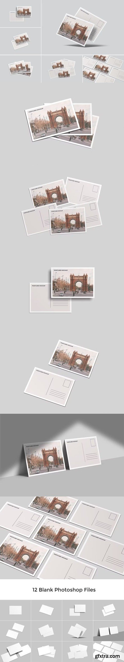 A6 postcard mockup