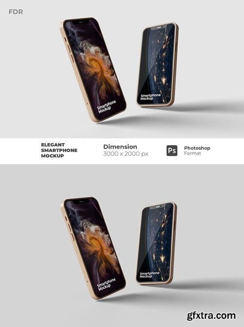 Elegant Smartphone Mockup JGJLWVV