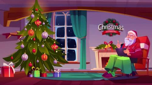 Videohive - Santa 4k - 40938754 - 40938754