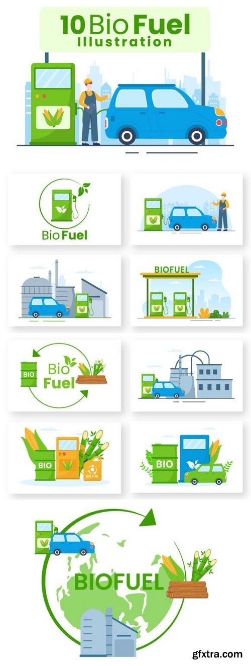 10 Biofuel Life Cycle Illustration