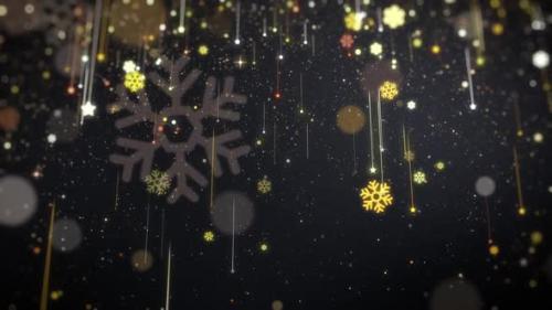 Videohive - Christmas Snowflake Background - 40950822 - 40950822