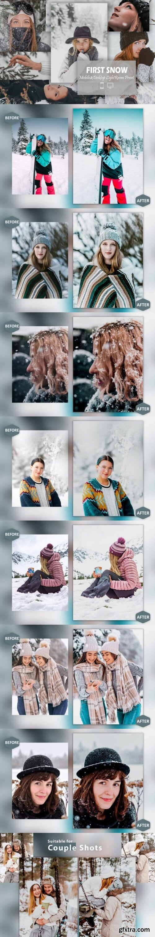 12 First Snow Lightroom Presets