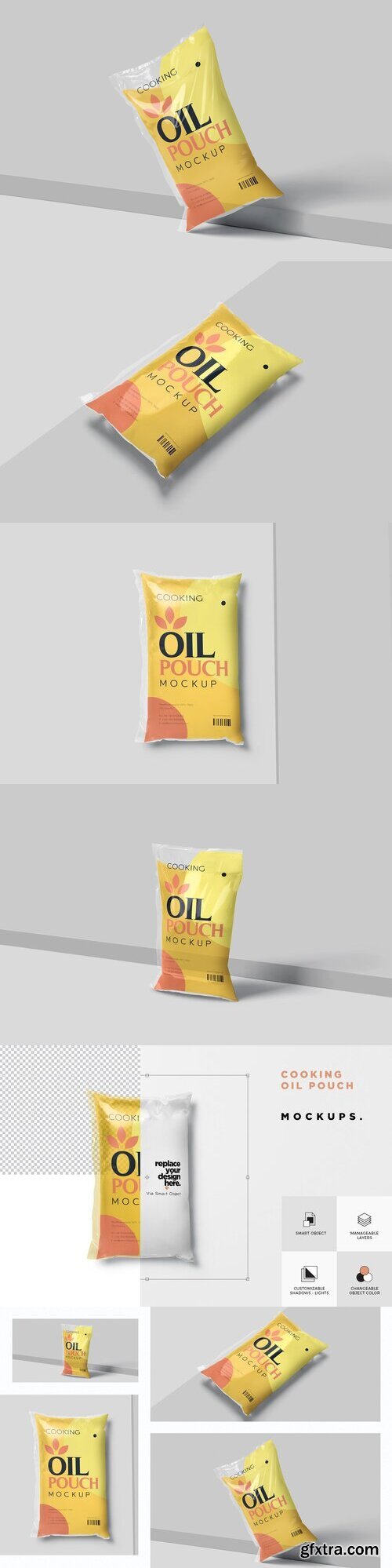 Creativemarket - Cooking Oil Pouch Mockups 10170534