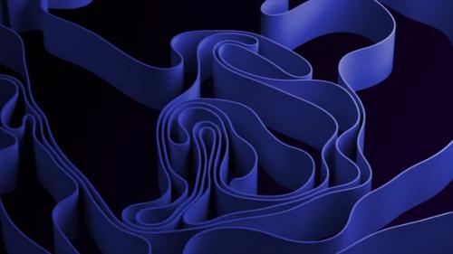 Videohive - Abstract 3D blue background animation. Motion design backdrop - 40932546 - 40932546