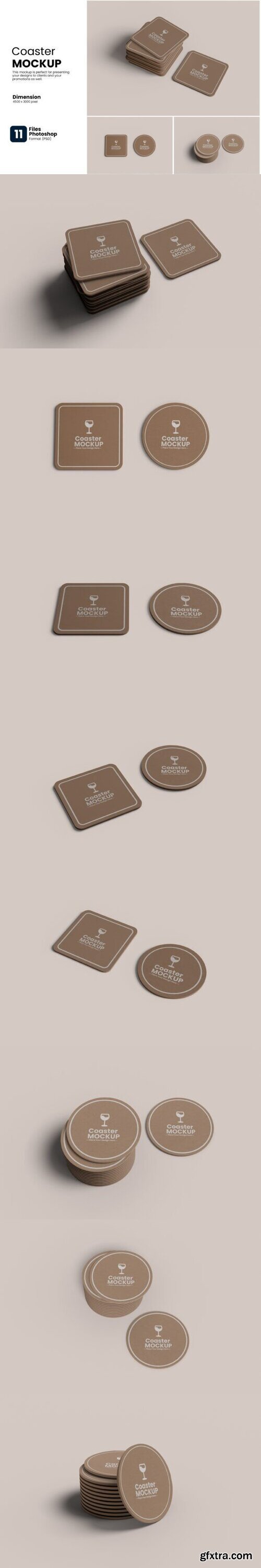 Coaster Mockups