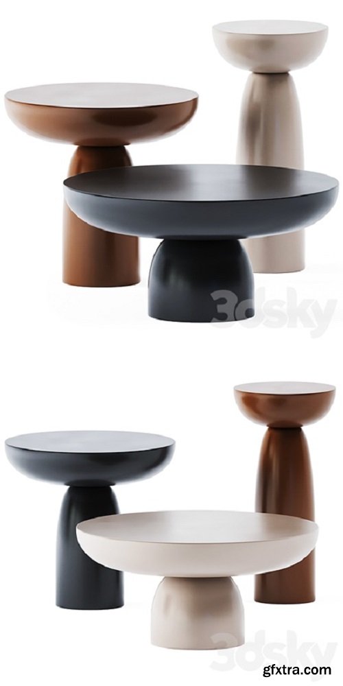 Metal Coffee Tables Olo by Mogg