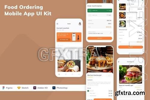 Food Ordering Mobile App UI Kit 7HSKF6Z