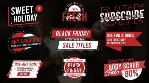 MotionArray - Black Friday Titles - 1202741