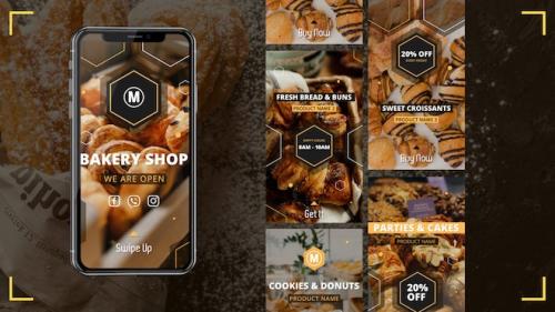 MotionArray - Bakery Shop Stories - 1205999