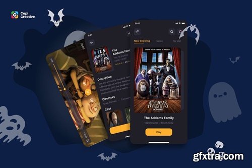 Cinema - Mobile App Ui Concept Capi Creative S2PMHTU