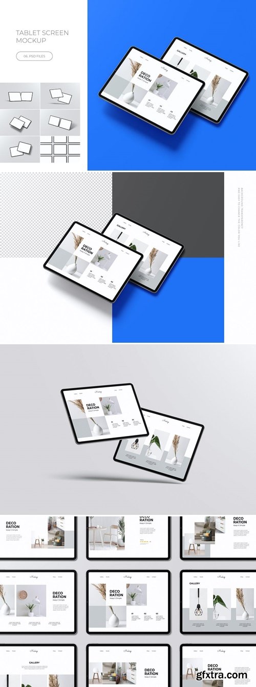 Tablet Screen Mockup QHJJDM8