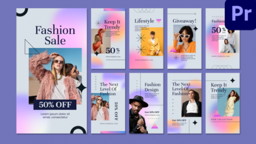 Videohive - Fashion Sale Instagram Stories Reels| Tiktok Promo| MOGRT - 40538949 - 40538949