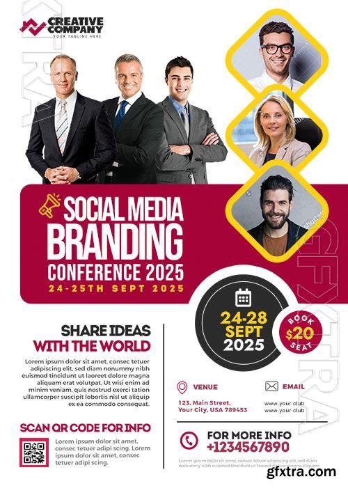 Business Conference and Workshop Flyer Promo PSD vol 2