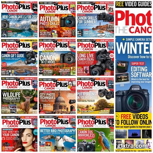 PhotoPlus The Canon Magazine - 2022 Full Year Issues Collection