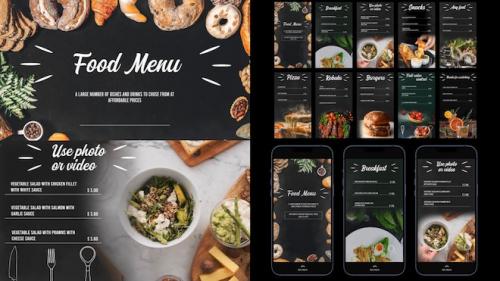 MotionArray - Food Menu - 1201359