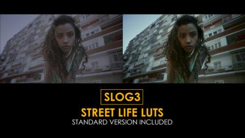 Videohive - Slog3 Street Life and Standard LUTs - 40916161 - 40916161