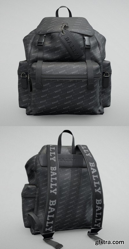 BALLY Crew Backpack 3D Model