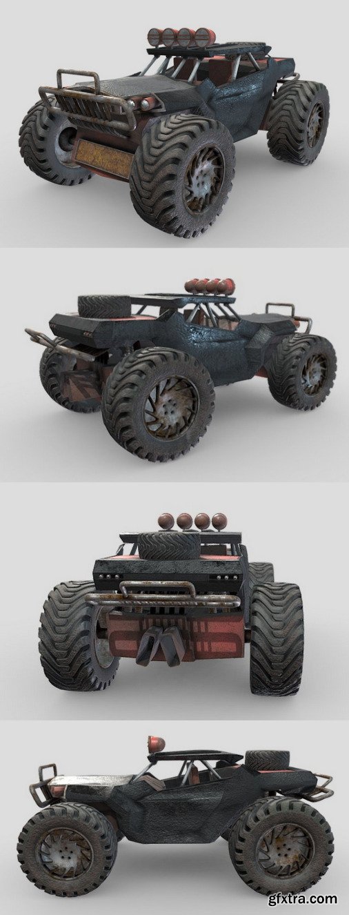 Monster Truck 3D Model 3D Model