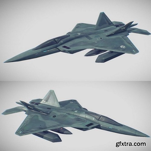 F-22C 3D Model