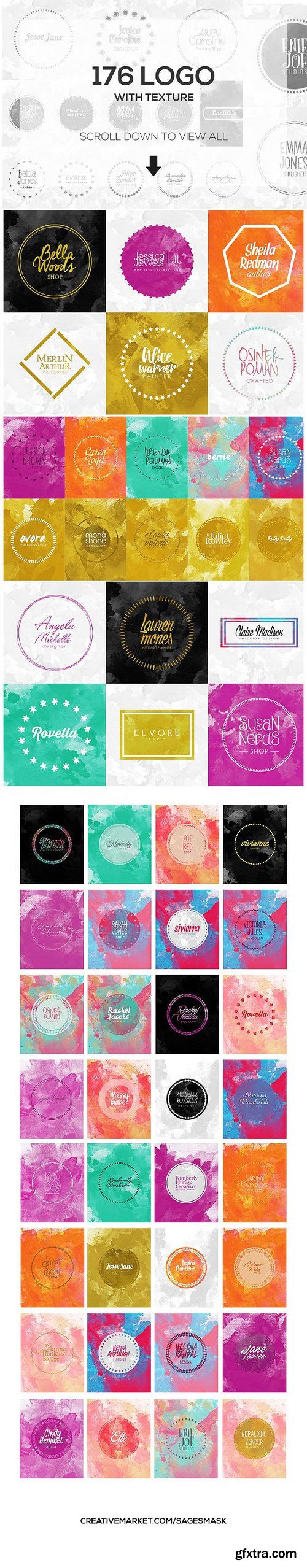 Feminine Logo Creation Kit Bundle