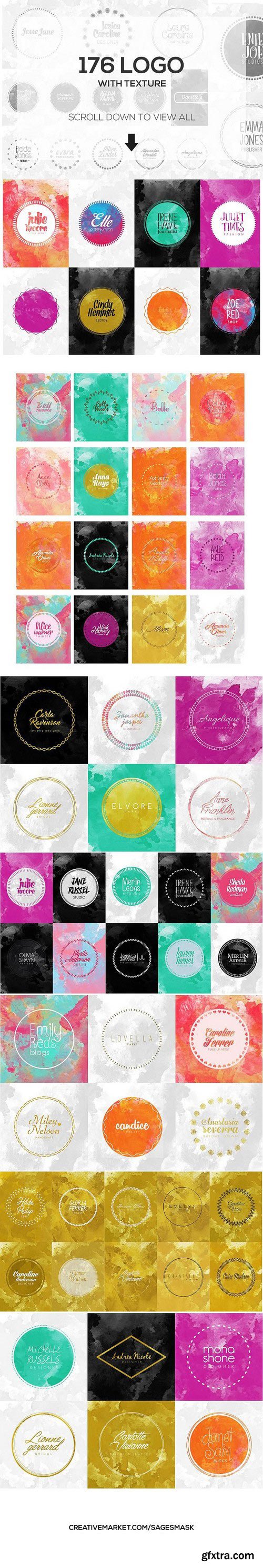 Feminine Logo Creation Kit Bundle