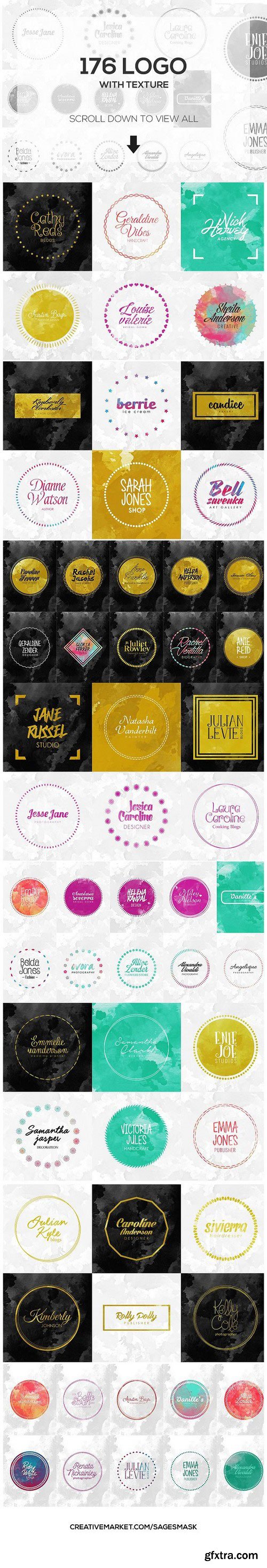 Feminine Logo Creation Kit Bundle