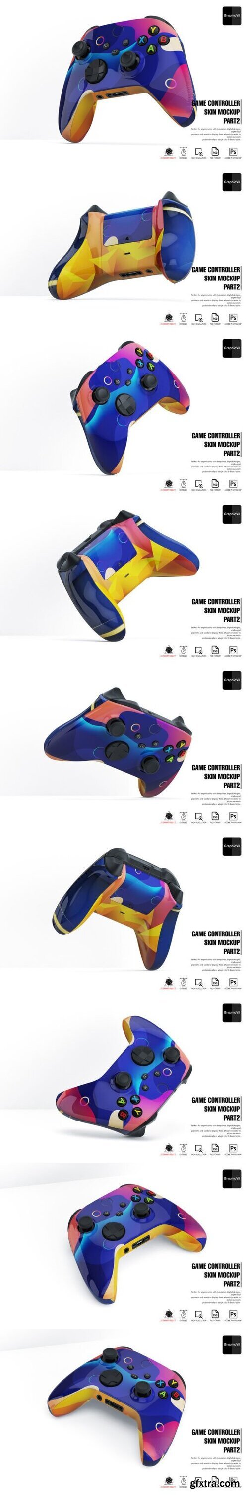 Game Controller Skin Mockup Part 2