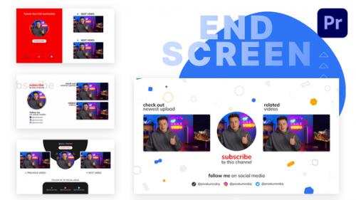 Videohive - YouTube End Screens | Premiere Pro - 40950294 - 40950294