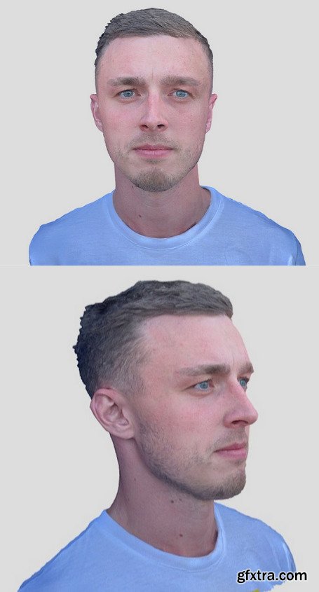 Head scan 04 (photogrammetry) 3D Model