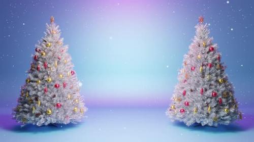 Videohive - Christmas Tree Background 4K - 41036111 - 41036111