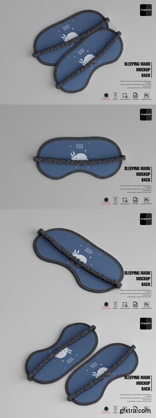 Sleeping Mask Mockup Back