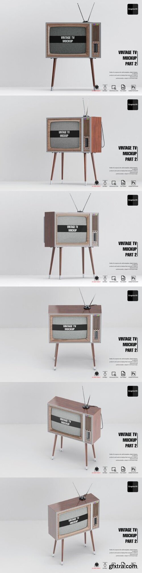 Vintage TV Mockup Part 2