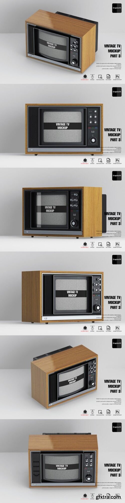 Vintage TV Mockup Part 3