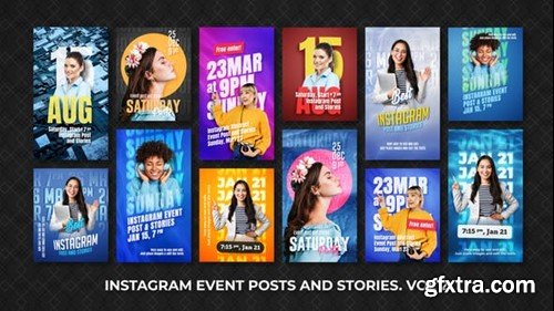 Videohive Instagram Event Posts and Stories. Vol 2 41061478