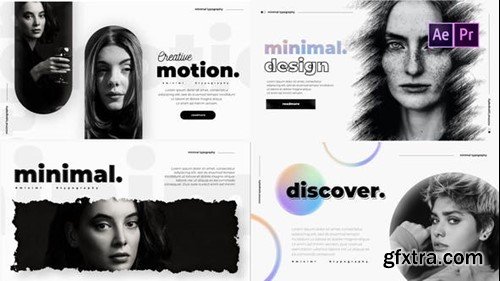 Videohive Minimal Typography Pack 41009309