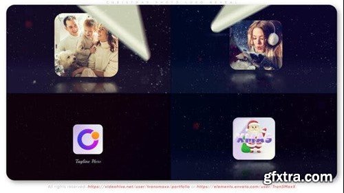 Videohive Christmas Photos Logo Reveal 41323683