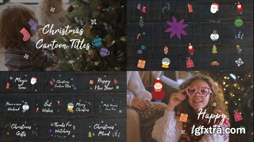 Videohive Christmas Titles And Cartoon Animations for After Effects 41001265