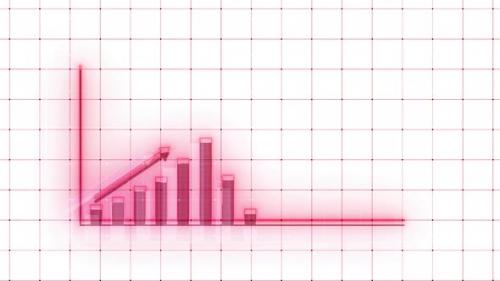 Videohive - Red Color Business Report Chart - 41035760 - 41035760