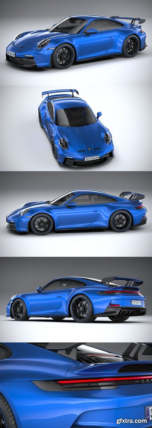 Porsche 911 GT3 2022 3D MODEL